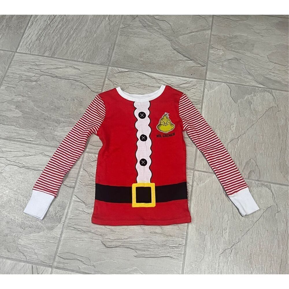 The Grinch Dr. Seuss Kids Pajama Top Mr. Grinch Christmas Top Kids Size 4T